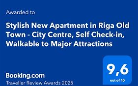 Stylish New Apartment In Riga Old Town - City Centre, Self Check-In, Walkable To Major Attractions